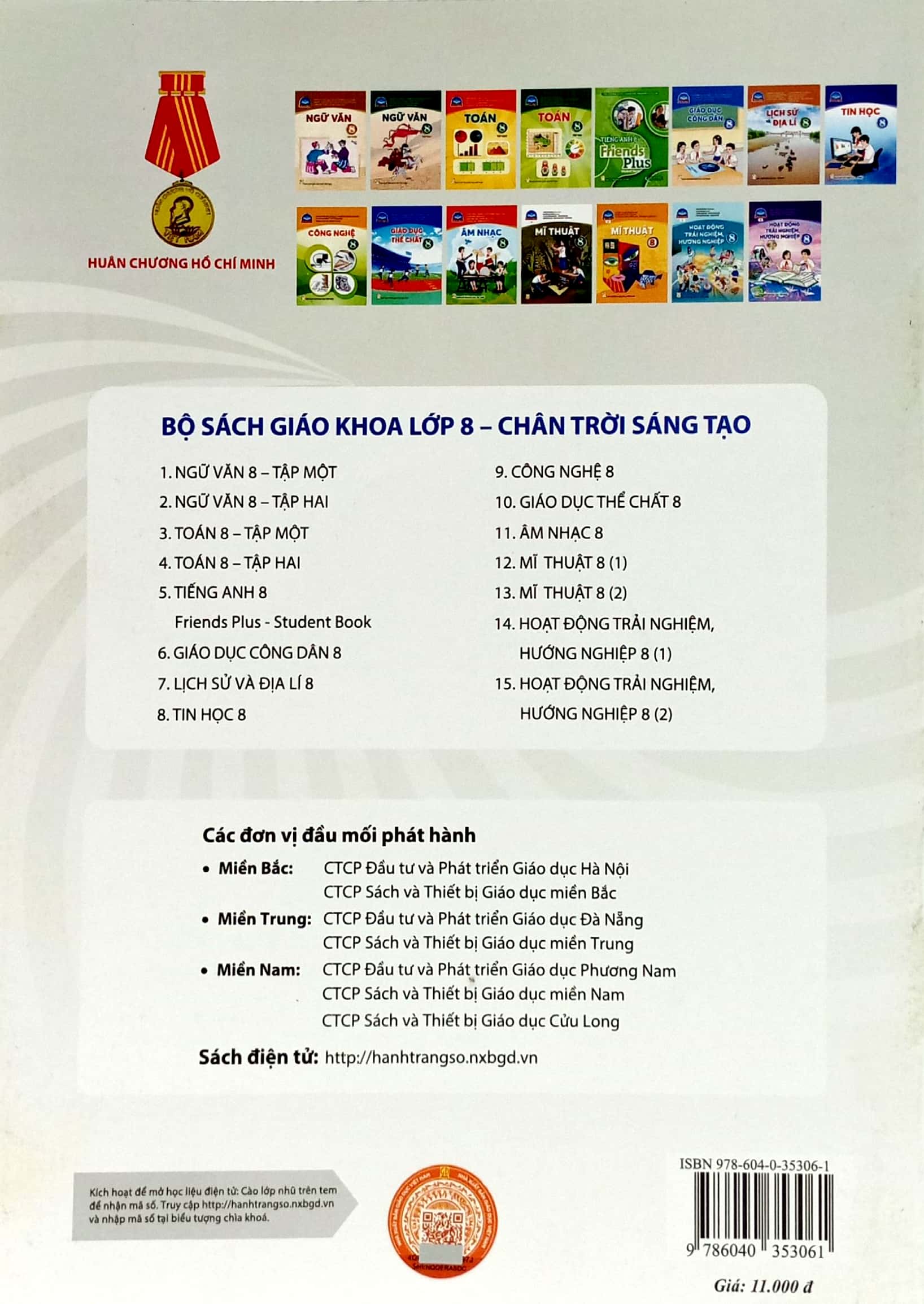 bộ mĩ thuật 8 - bản 1 (chân trời sáng tạo) (chuẩn)