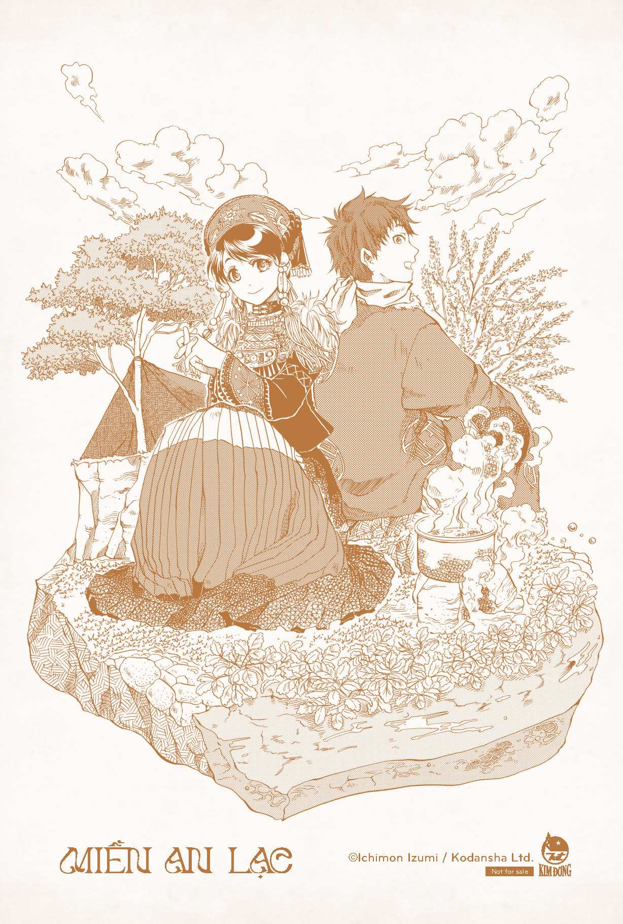 bộ miền an lạc - tập 1 - tặng kèm postcard