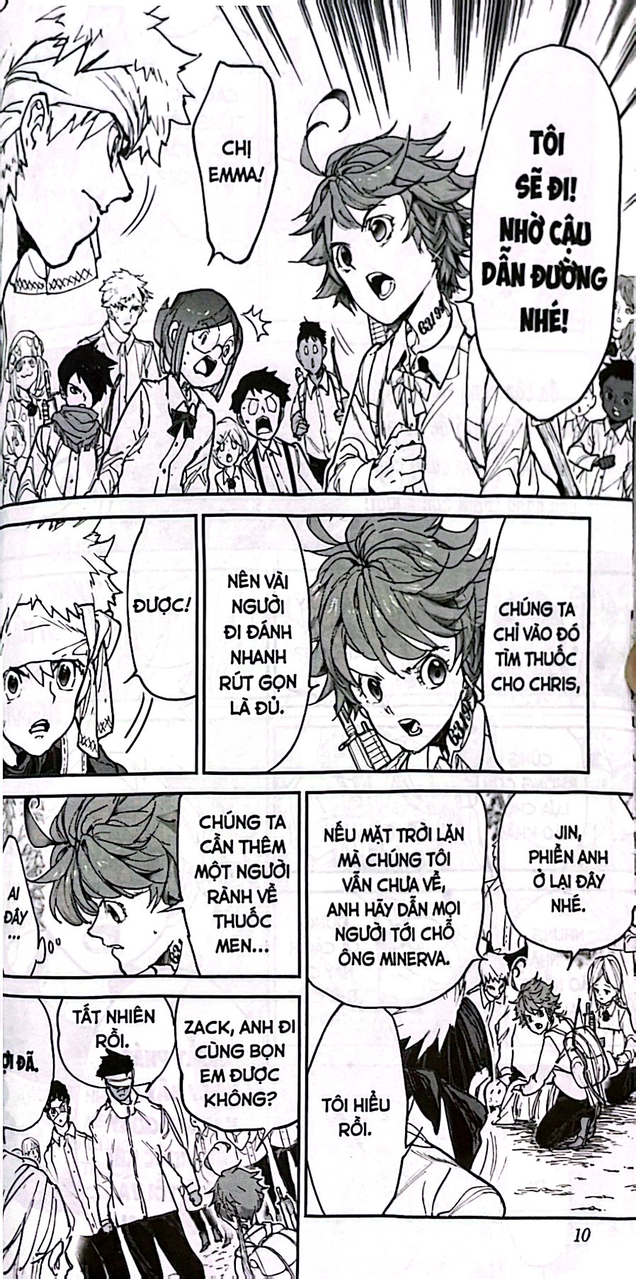 bộ miền đất hứa - the promised neverland - tập 14 - phiên bản bìa trắng (white ver)