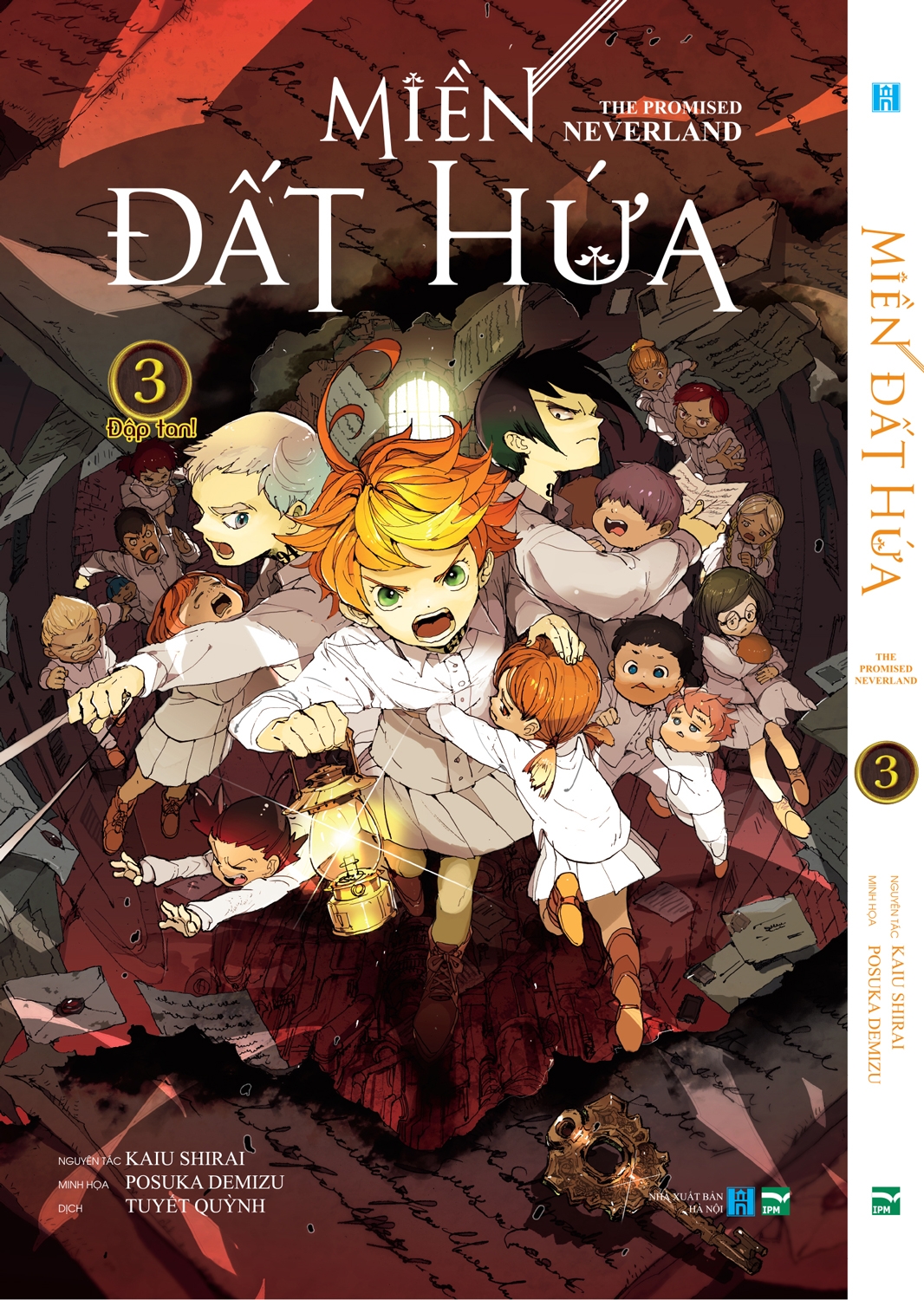 bộ miền đất hứa - the promised neverland - tập 3 - phiên bản bìa trắng (white ver)