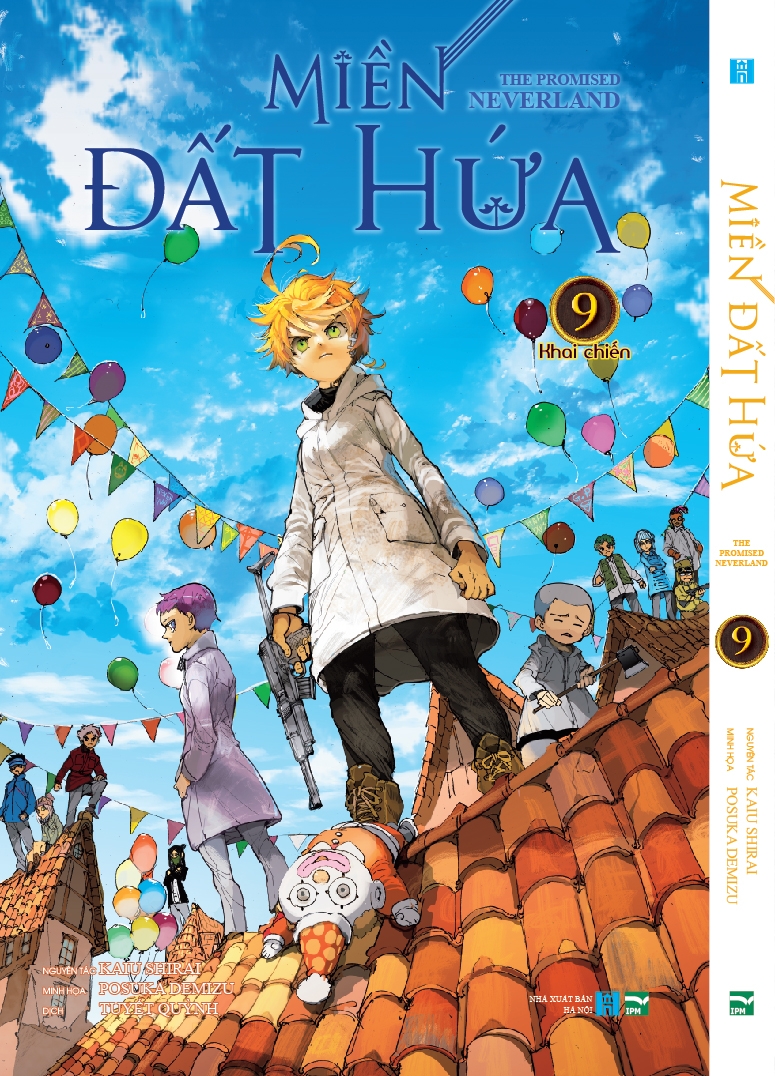 bộ miền đất hứa - the promised neverland - tập 9 - phiên bản bìa trắng (white ver)