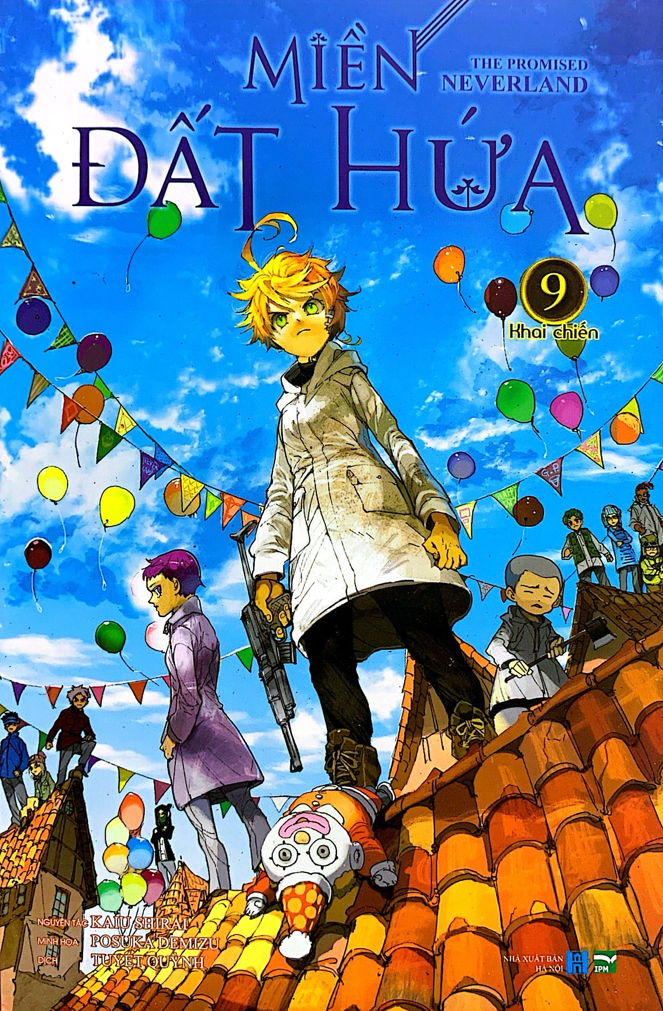 bộ miền đất hứa - the promised neverland - tập 9 - phiên bản bìa trắng (white ver)