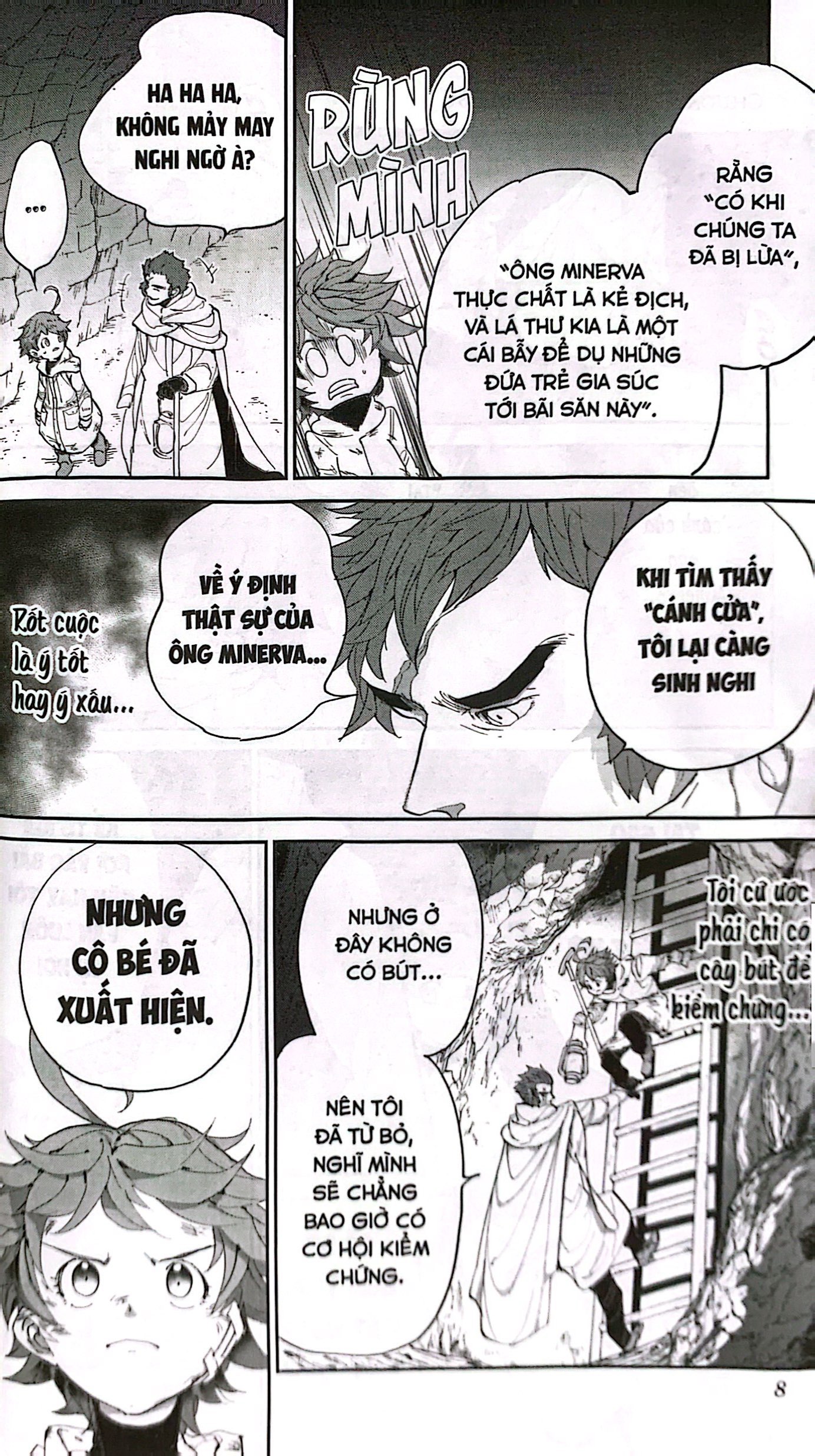 bộ miền đất hứa - the promised neverland - tập 9 - phiên bản bìa trắng (white ver)