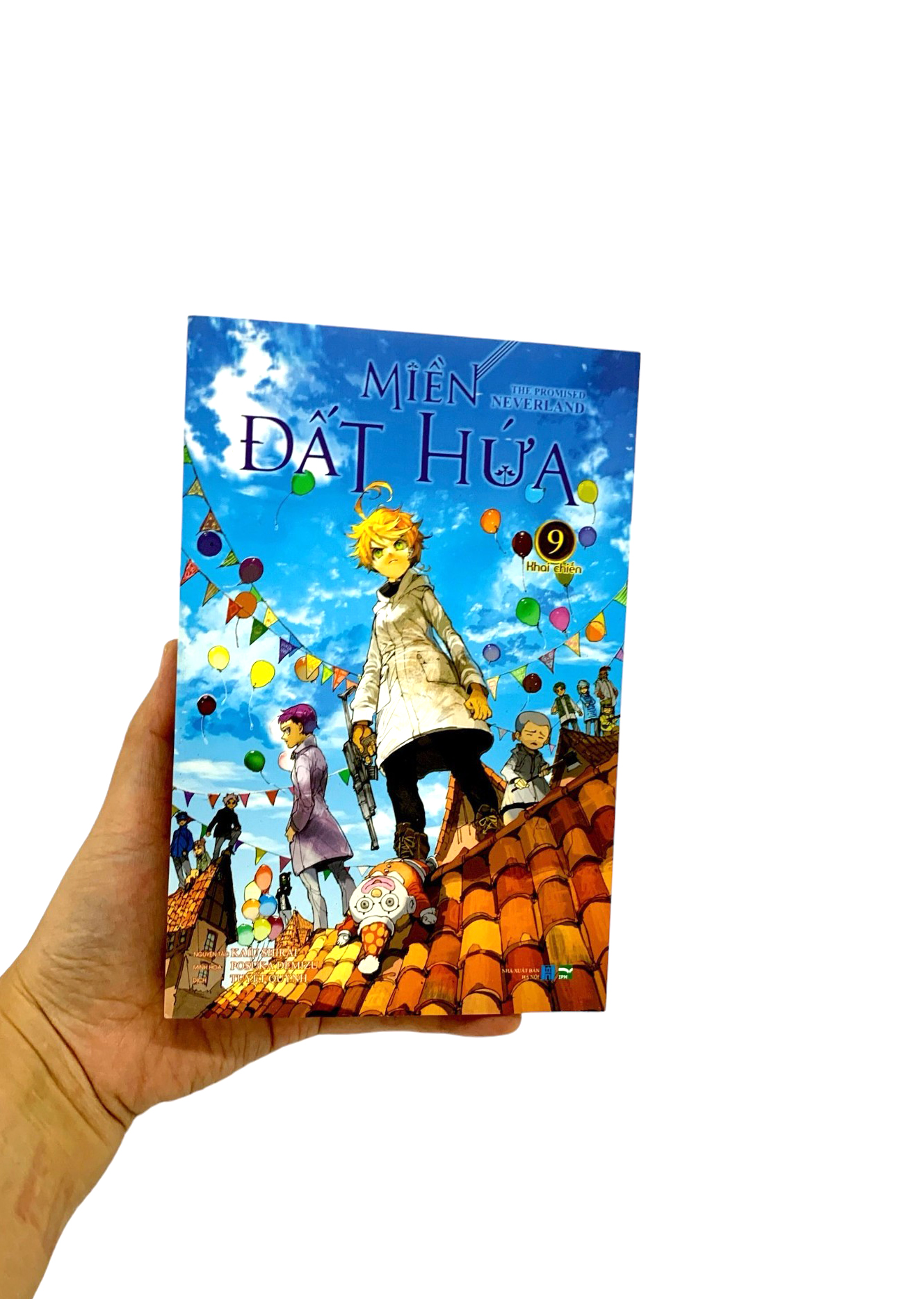bộ miền đất hứa - the promised neverland - tập 9 - phiên bản bìa trắng (white ver)