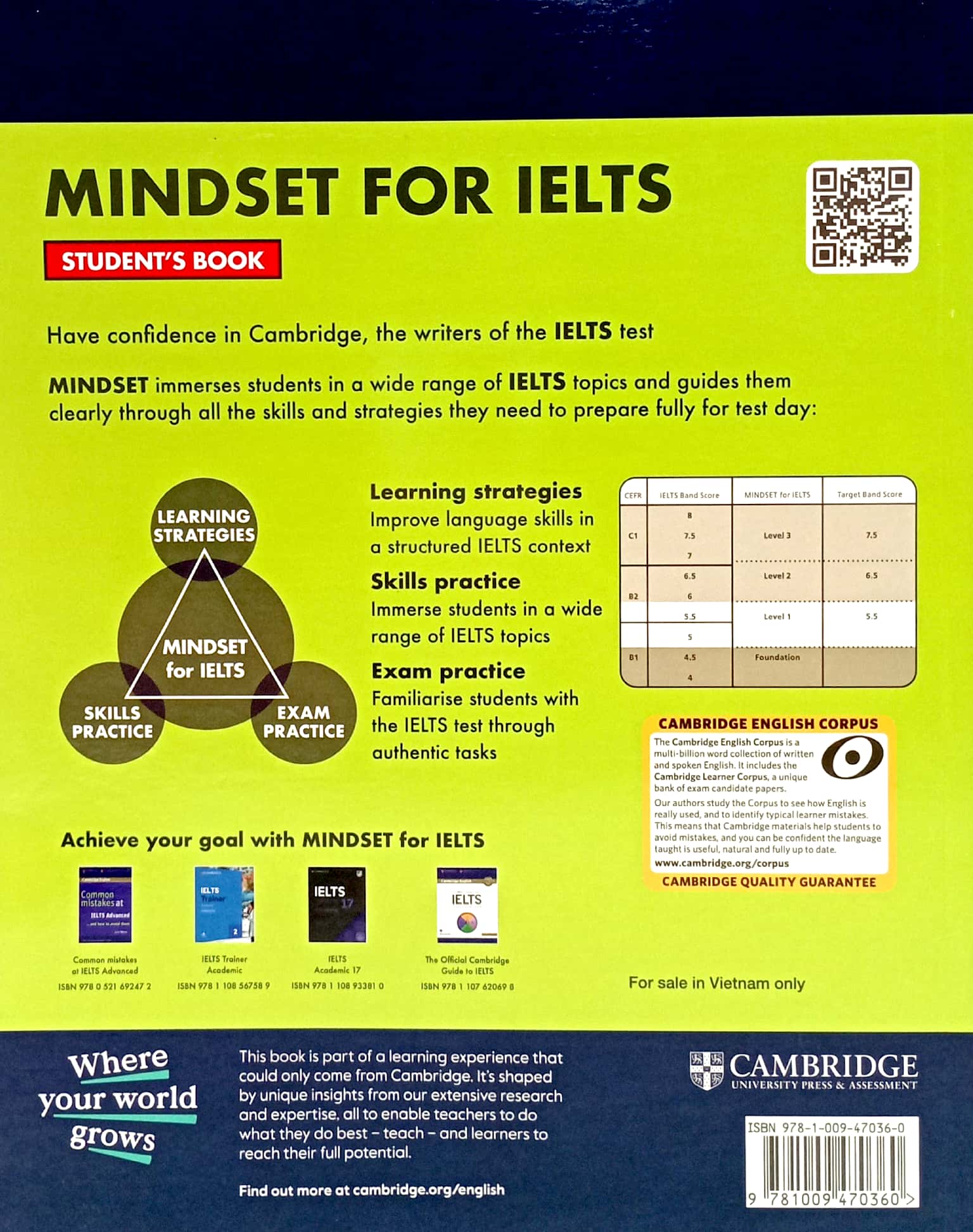 bộ mindset for ielts level 2 studentℹs book with updated digital pack