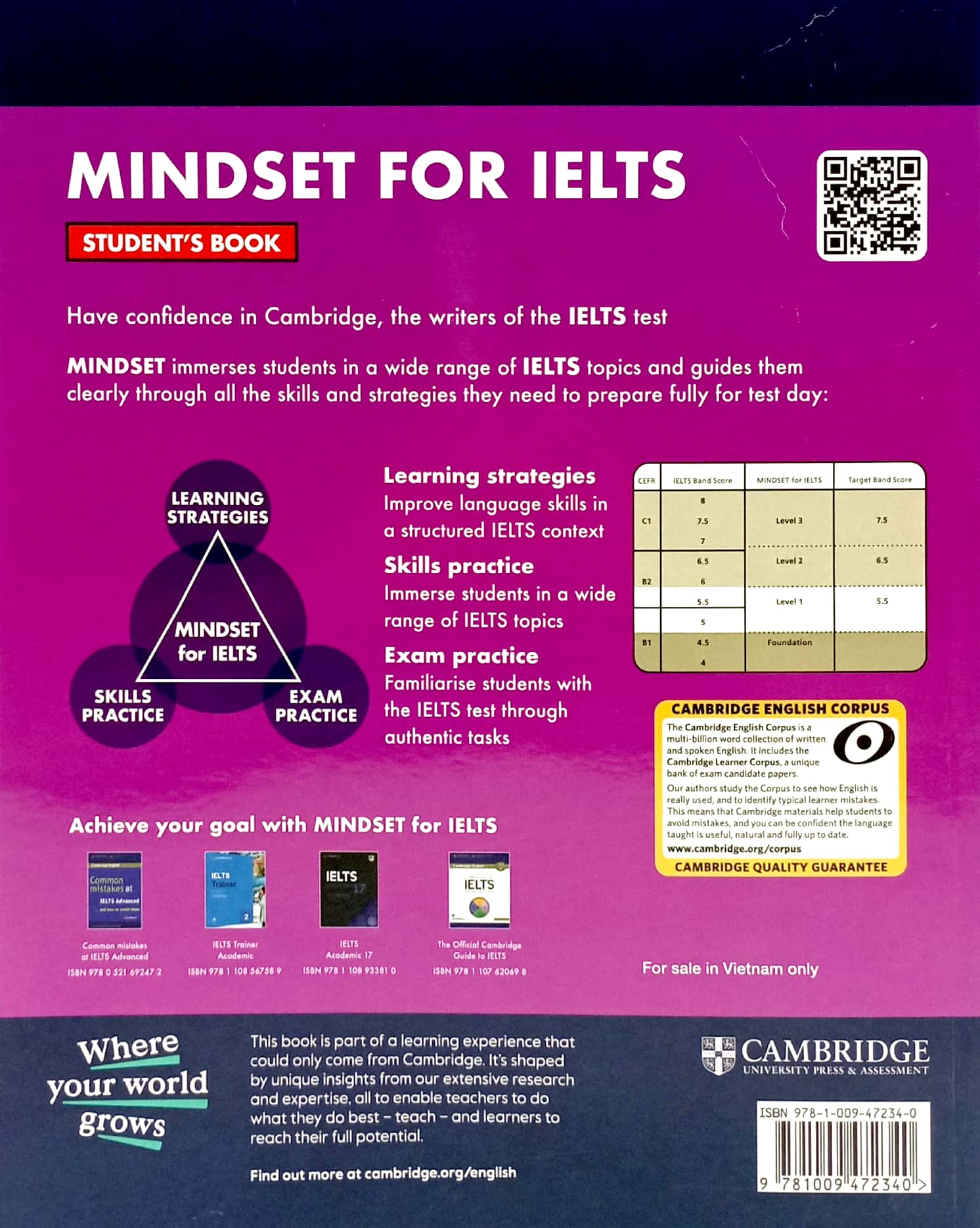 bộ mindset for ielts level 3 studentℹs book with updated digital pack