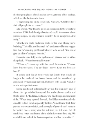 bộ minecraft book 12: mob squad: never say nether: an official minecraft novel