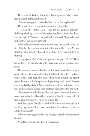 bộ minecraft book 13: zombies!: an official minecraft novel