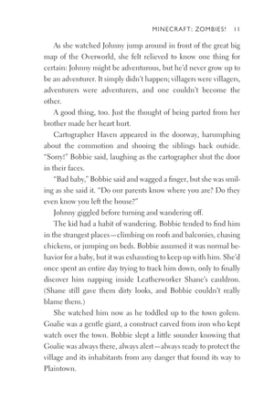 bộ minecraft book 13: zombies!: an official minecraft novel