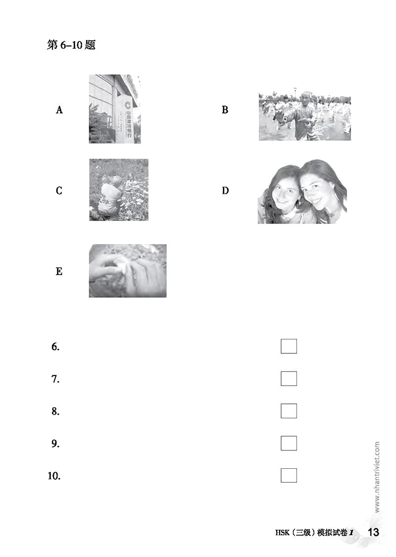 bộ mô phỏng đề thi hsk - phiên bản mới - cấp độ 3