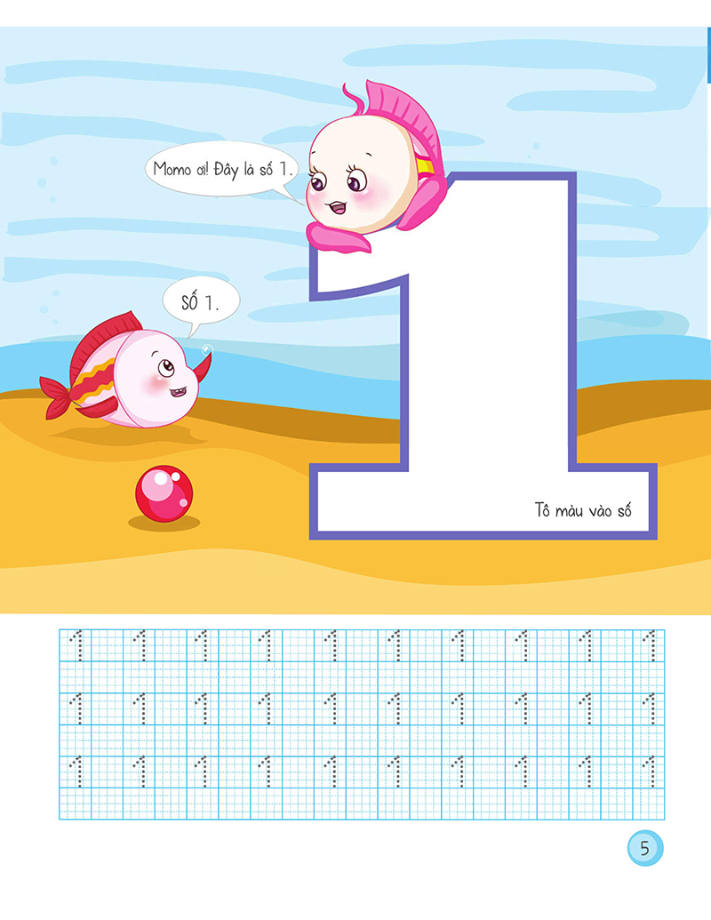 bộ momo học toán như thế nào - tập 1 (5 tuổi)