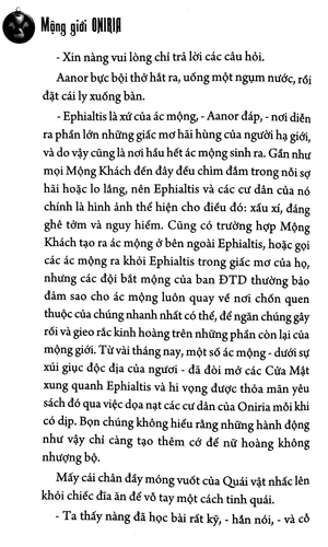 bộ mộng giới oniria - tập 2 - vua cát