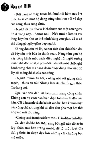 bộ mộng giới oniria - tập 2 - vua cát