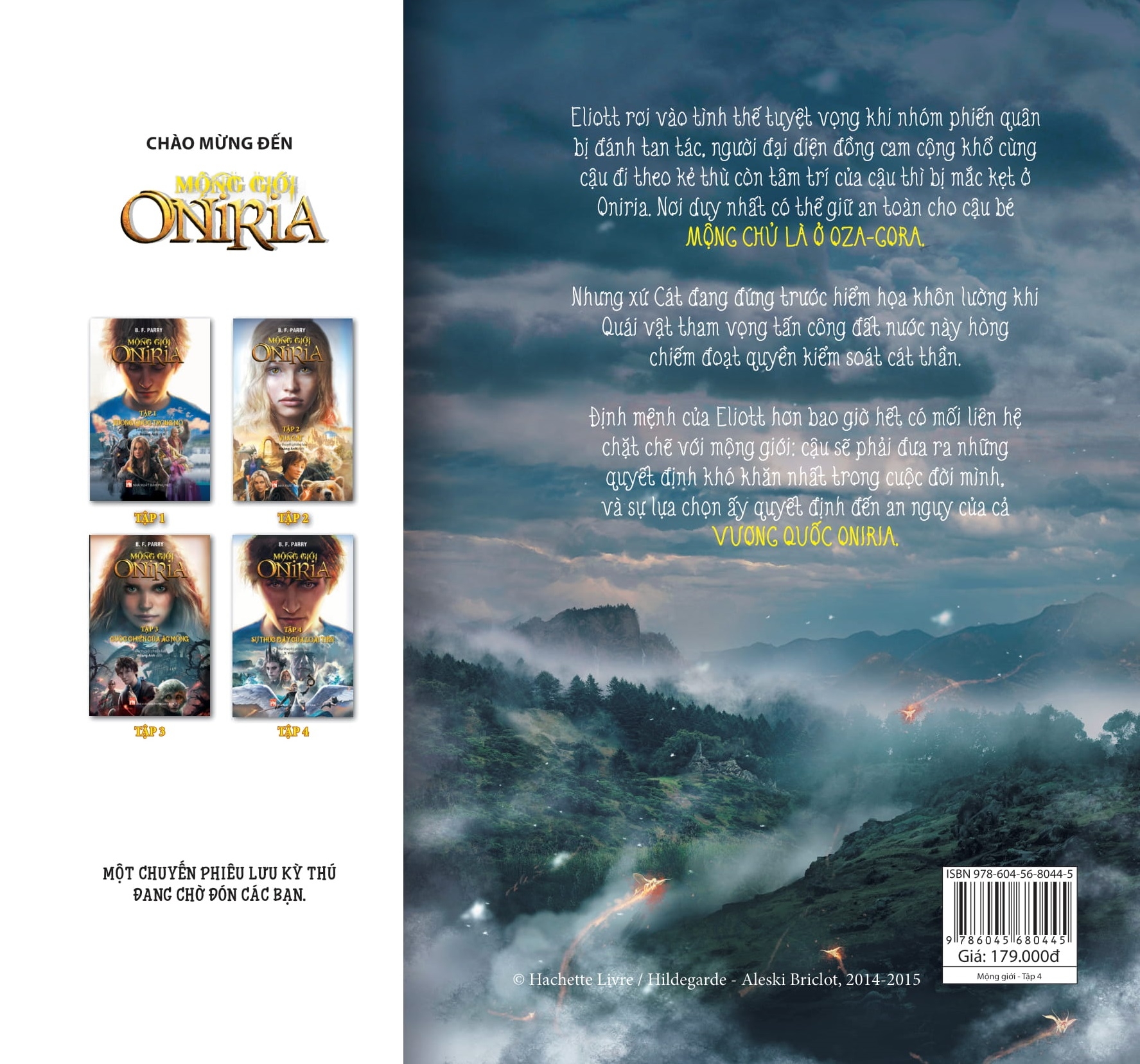 bộ mộng giới oniria - tập 4 - sự thức dậy của loài tiên