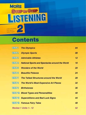 bộ more step by step listening 2 (with cd)