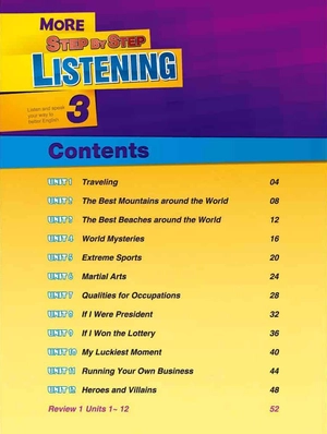 bộ more step by step listening 3 (with cd)