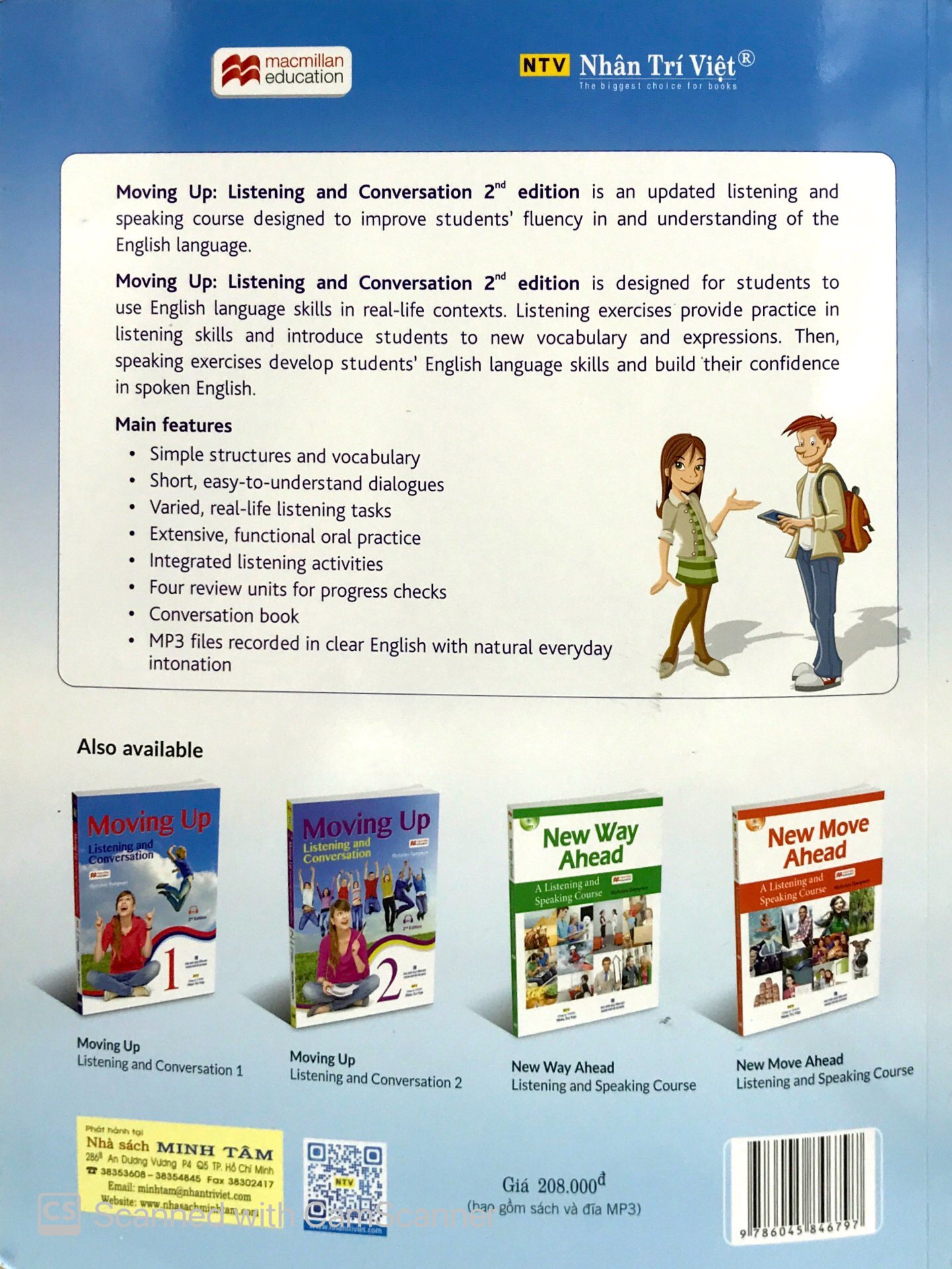 bộ moving up - listening and conversation 1 (kèm cd)