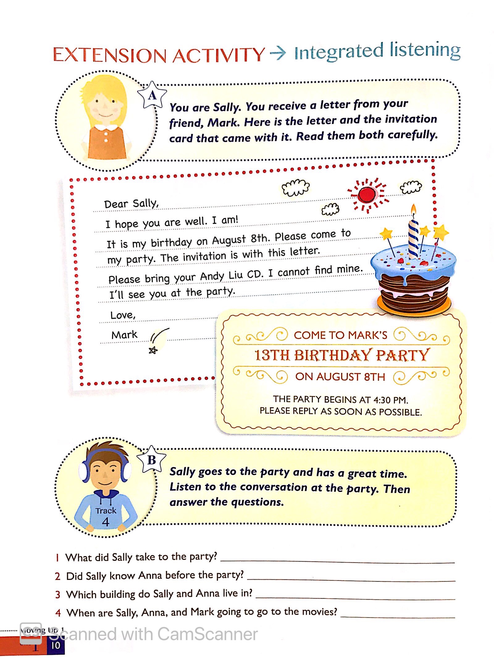 bộ moving up - listening and conversation 1 (kèm cd)