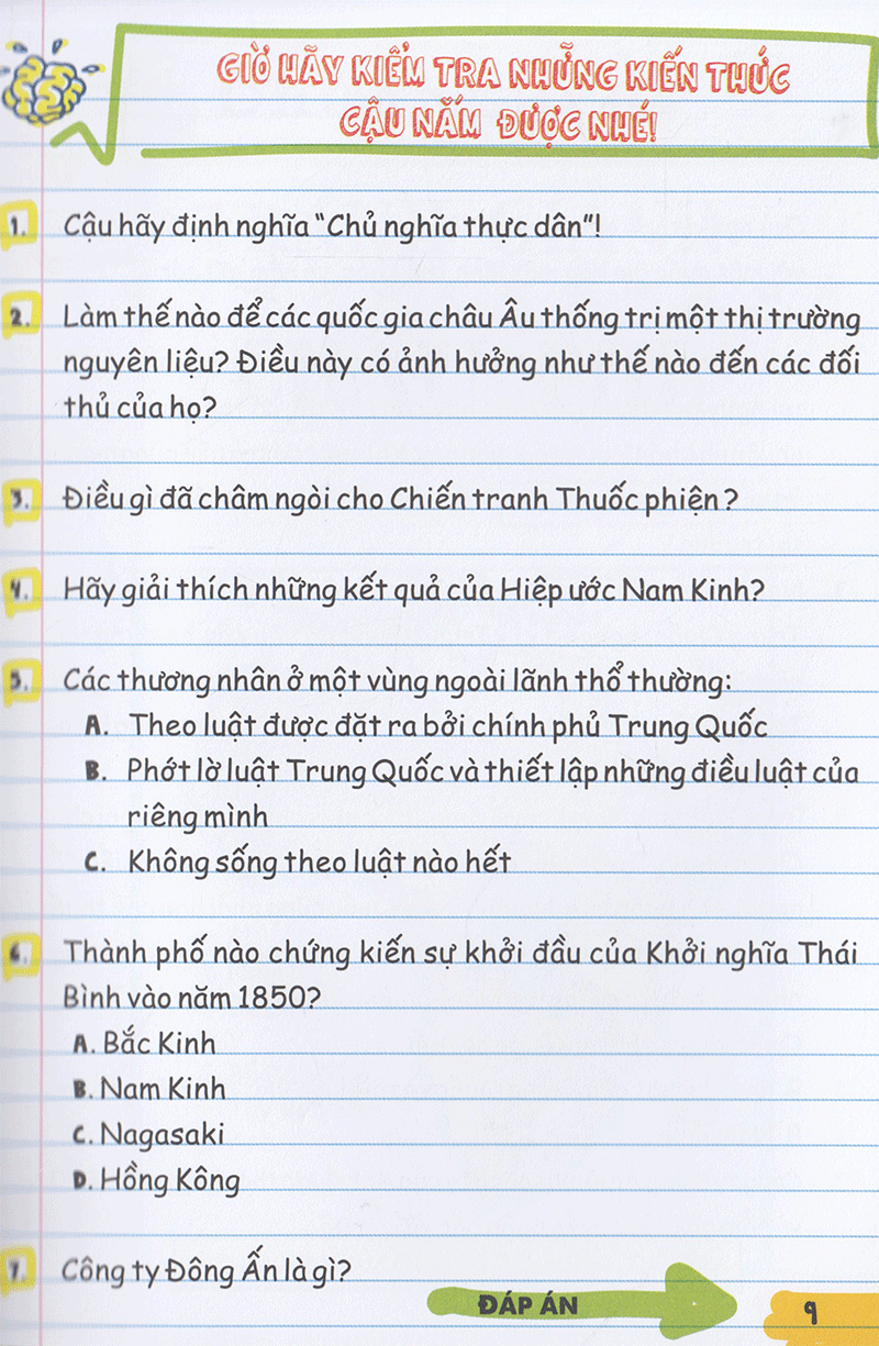 bộ muốn học giỏi lịch sử không? tớ cho cậu mượn vở - tập 3: cận hiện đại (tái bản)
