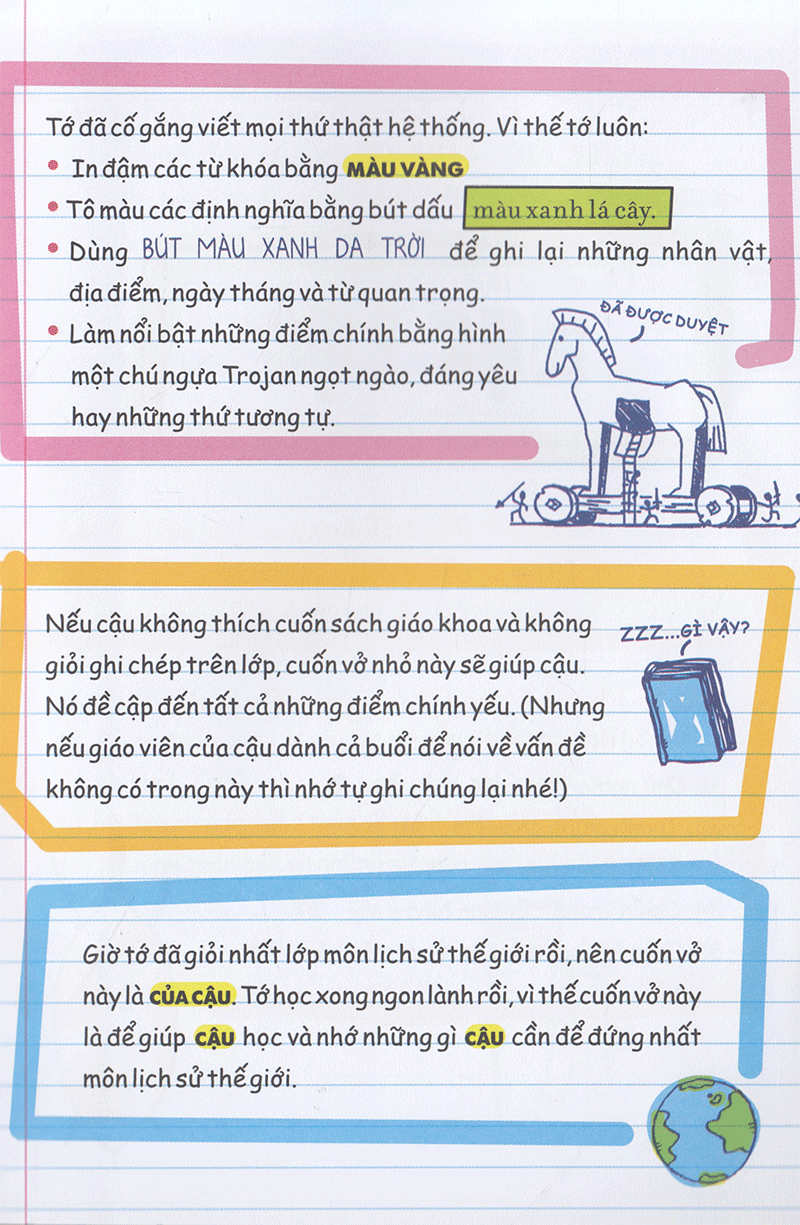 bộ muốn học giỏi lịch sử không? tớ cho cậu mượn vở - tập 3: cận hiện đại (tái bản)