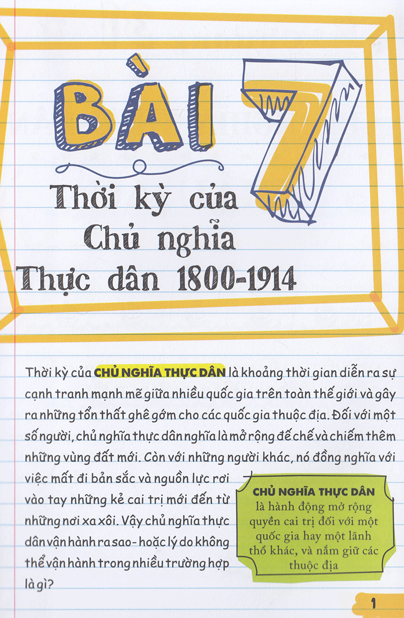 bộ muốn học giỏi lịch sử không? tớ cho cậu mượn vở - tập 3: cận hiện đại (tái bản)