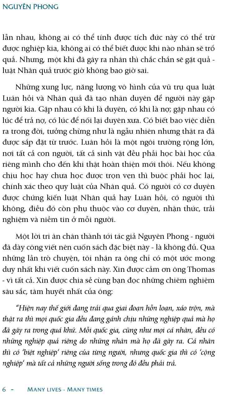 bộ muôn kiếp nhân sinh - many times, many lives