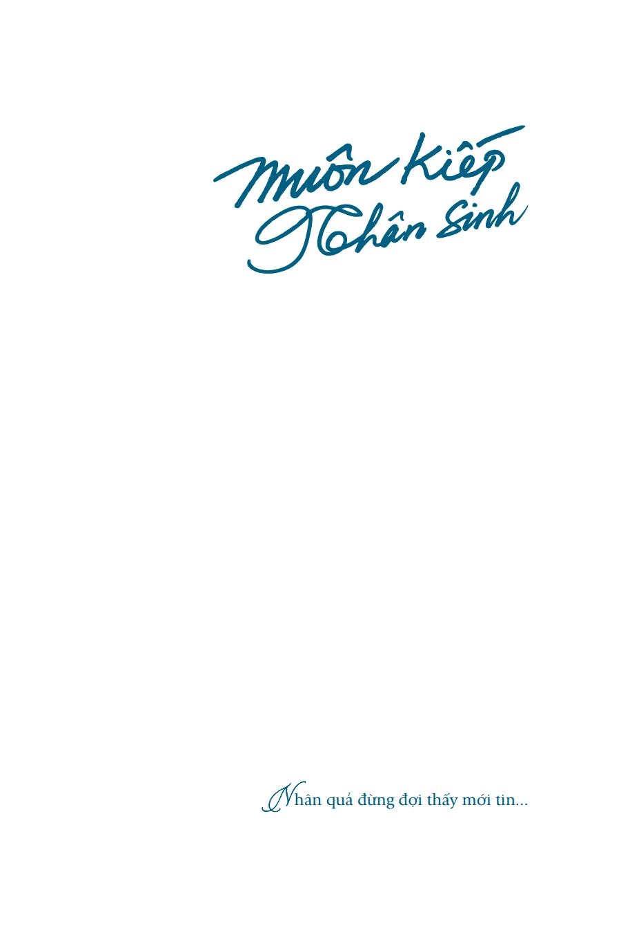 bộ muôn kiếp nhân sinh - many times, many lives (bìa cứng)