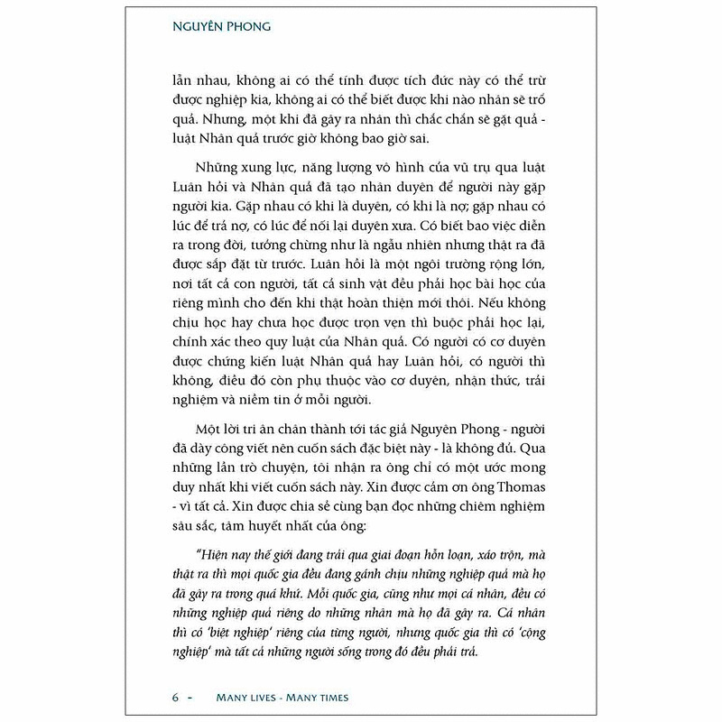 bộ muôn kiếp nhân sinh - many times, many lives (khổ nhỏ)