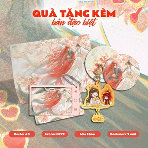 bộ muốn phi thăng thì yêu đi - tập 2 - bản đặc biệt - bìa cứng - tặng kèm bookmark + poster a3 + set 2 card pvc kèm dây móc bi + móc khóa 2 mảnh tráng gương