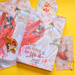 bộ muốn phi thăng thì yêu đi - tập 2 - bản đặc biệt - bìa cứng - tặng kèm bookmark + poster a3 + set 2 card pvc kèm dây móc bi + móc khóa 2 mảnh tráng gương