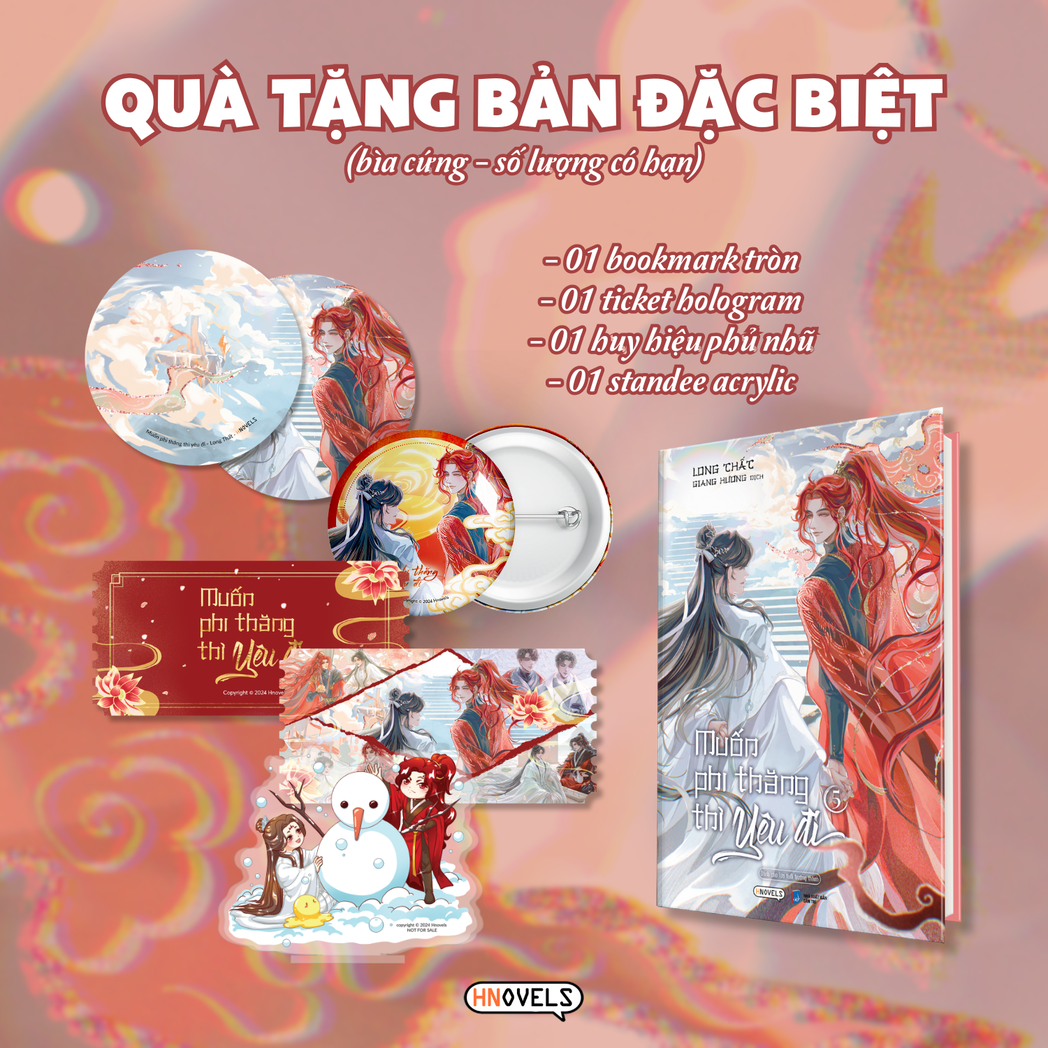 Bo
						
										
										Muon Phi Thang Thi Yeu Di - Tap 5 - Ban Dac Biet - Bia Cung - Tang Kem Bookmark Tron Hai Mat + Ticket Hologram Hai Mat + Huy Hieu Phu Nhu + Standee Chibi