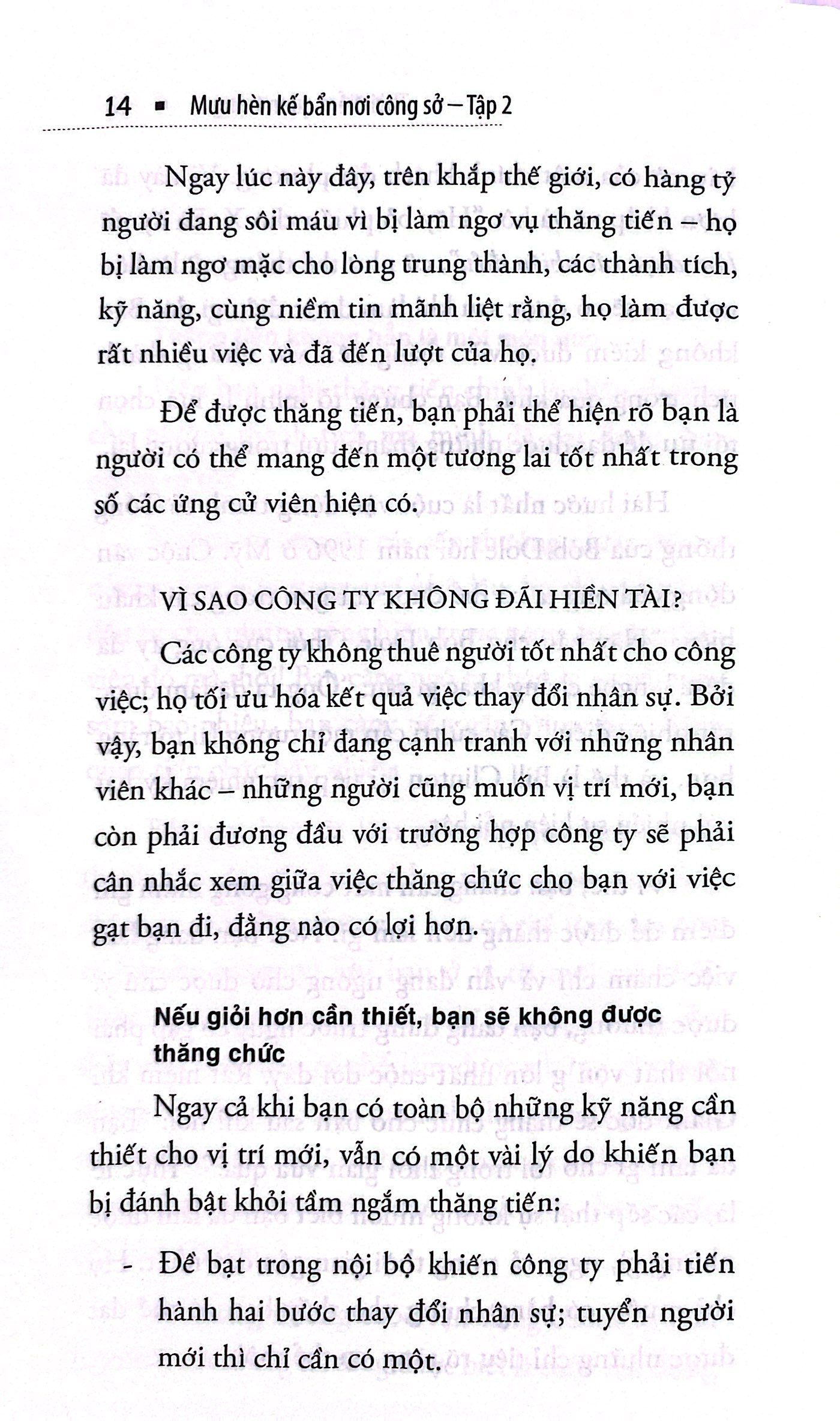 bộ mưu hèn kế bẩn nơi công sở - nghệ thuật thăng tiến trong sự nghiệp - tập 2 (tái bản)