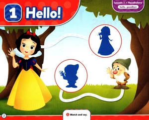 bộ my disney stars and friends level 1 workbook with ebook