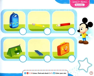 bộ my disney stars and friends level 2 workbook with ebook