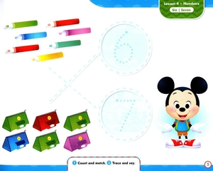 bộ my disney stars and friends level 2 workbook with ebook