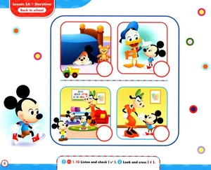 bộ my disney stars and friends level 2 workbook with ebook