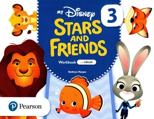 bộ my disney stars and friends level 3 workbook with ebook