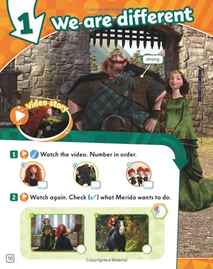 bộ my disney stars and heroes level 3 workbook with ebook