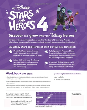bộ my disney stars and heroes level 4 workbook with ebook
