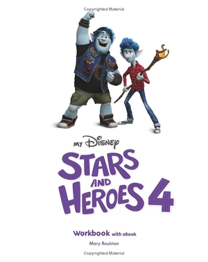bộ my disney stars and heroes level 4 workbook with ebook