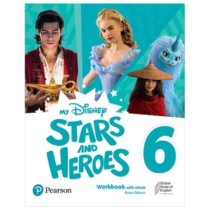 bộ my disney stars and heroes level 6 workbook with ebook