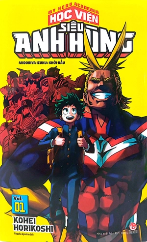 bộ my hero academia - học viện siêu anh hùng - tập 1 - midoriya izuku - khởi đầu (tái bản 2022)