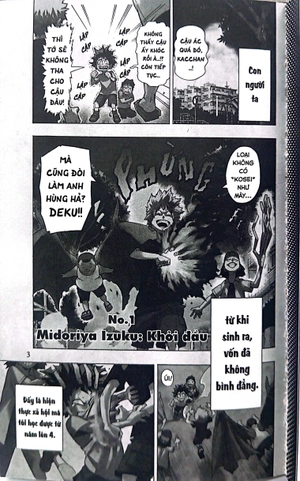 bộ my hero academia - học viện siêu anh hùng - tập 1 - midoriya izuku - khởi đầu (tái bản 2022)