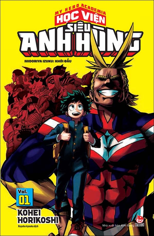 Bo
						
										
										My Hero Academia - Hoc Vien Sieu Anh Hung - Tap 1 - Midoriya Izuku - Khoi Dau (Tai Ban 2025)