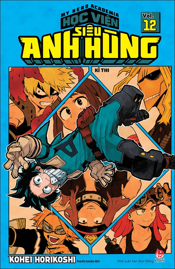 bộ my hero academia - học viện siêu anh hùng - tập 12 - kì thi (tái bản 2022)