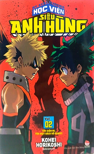 bộ my hero academia - học viện siêu anh hùng - tập 2 - tức giận đi, tên mọt sách vô dụng!! (tái bản 2022)