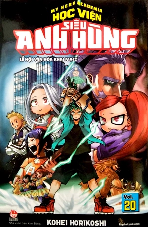 bộ my hero academia - học viện siêu anh hùng - tập 20 - lễ hội văn hóa bắt đầu!! (tái bản 2022)