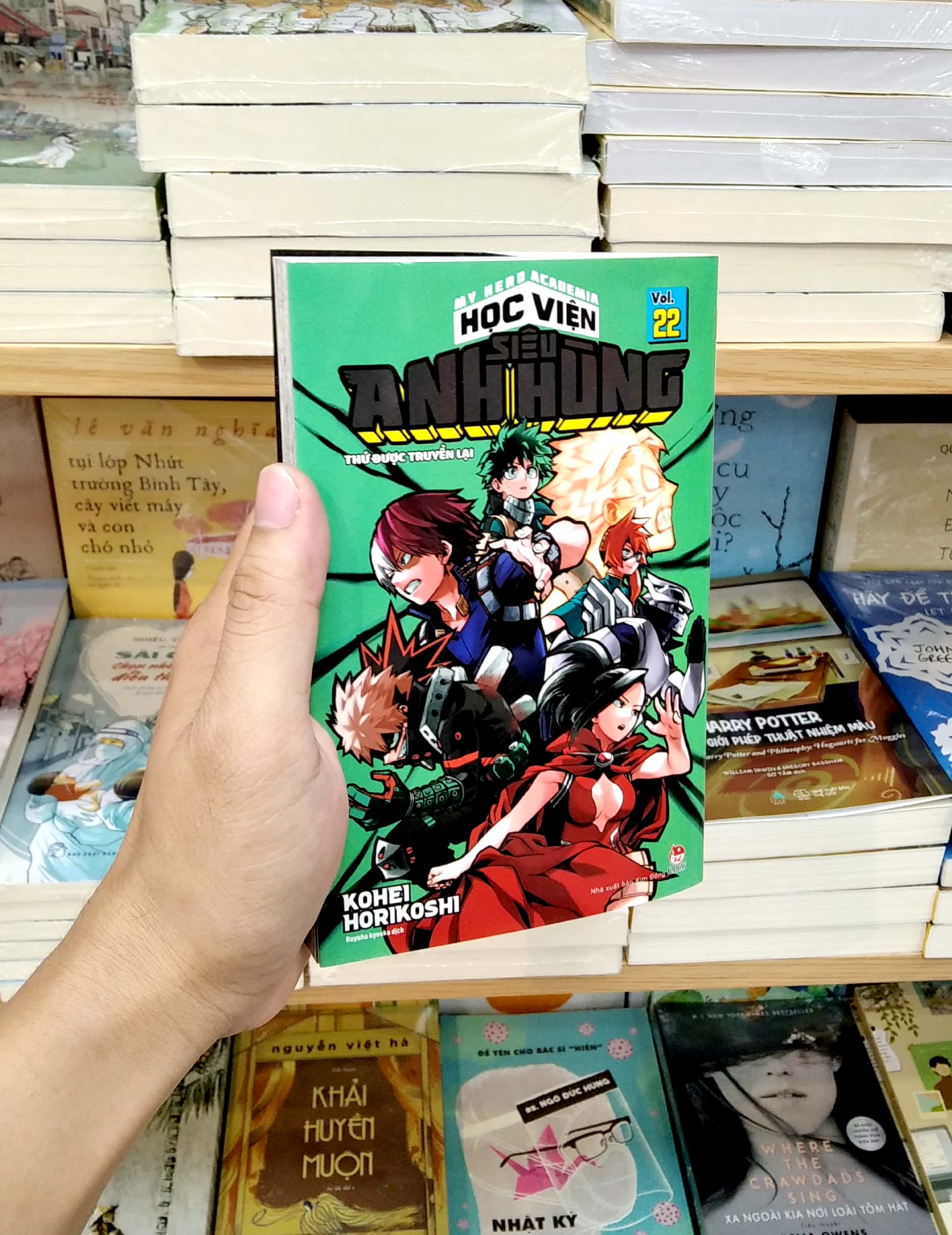 bộ my hero academia - học viện siêu anh hùng - tập 22 - thứ được truyền lại (tái bản 2022)