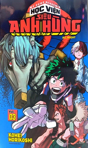 bộ my hero academia - học viện siêu anh hùng - tập 3 - all might (tái bản 2022)
