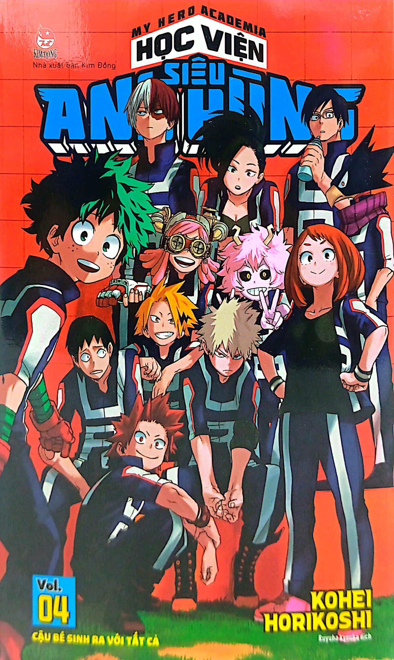 bộ my hero academia - học viện siêu anh hùng - tập 4 - cậu bé sinh ra với tất cả (tái bản 2022)